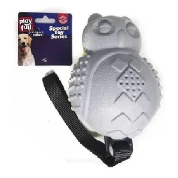 Playfull Pf-4024 30x10 Cm İpli Baykuş Plastik Köpek Oyuncağı - Görsel 3