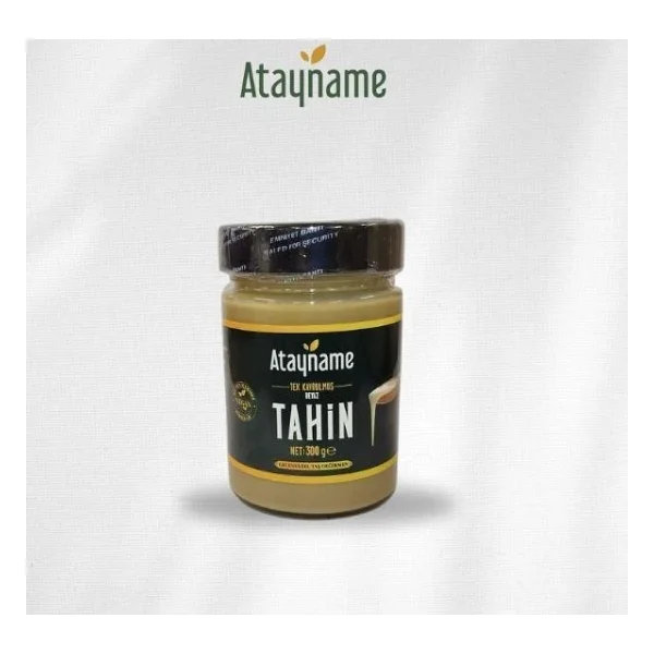 Atayname Beyaz Tek Kavrulmuş Tahin 300 Gr - Görsel 8