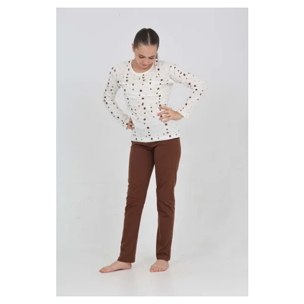 Toontoy Kız Çocuk Karma Baskılı Pijama Takım - Görsel 8