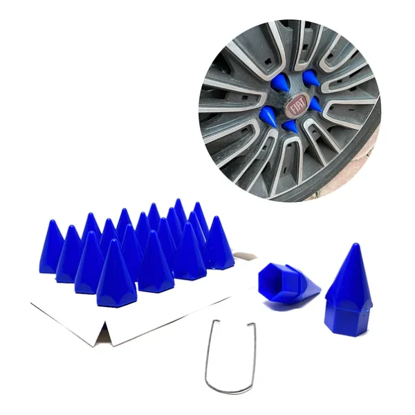 Sivri Mermi Bijon Kapağı Sökme Aparatlı Mavi 17mm - Görsel 4