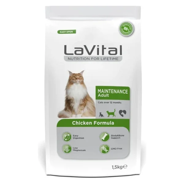 Lavital Maintenance Tavuklu 1.5 Kg Yetişkin Kedi Maması - Görsel 6