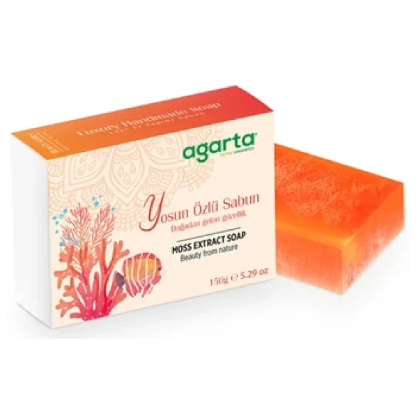Agarta El Yapımı Doğal Yosun Özlü Sabun 150 Gr - Görsel 6