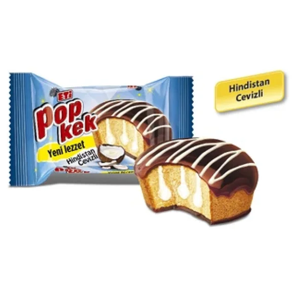 Eti Popkek Hindistan Cevizli Kek 60 Gr 24'lü - Görsel 5
