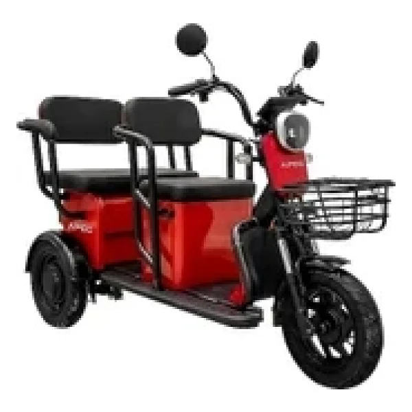 Apec Apm5 1000 W 3 Tekerlekli Elektrikli Motosiklet Kırmızı - Görsel 5
