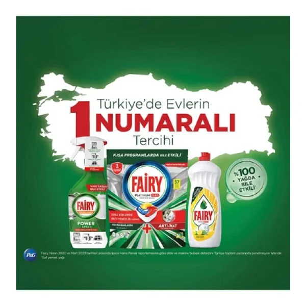 Fairy Power Sprey 3'ü 1 Arada Bulaşık Ve Mutfak Portakal Kokulu 500 Ml - Görsel 7