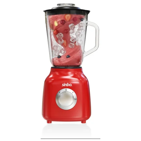 Sinbo Shb-7516 1000 W Kırmızı Smoothie Blender - Görsel 4