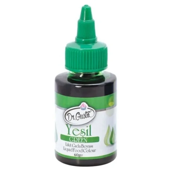 Dr. Gusto Su Bazlı Likit Yeşil Gıda Boyası 60 Gr - Görsel 3