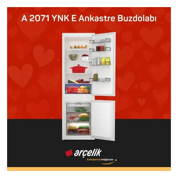 Arçelik A 2071 Ynk Ankastre Buzdolabı - Görsel 7