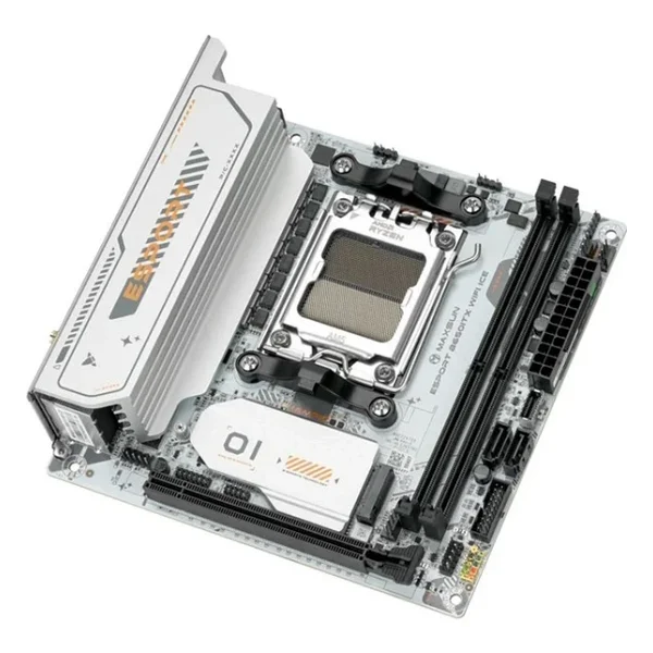 Maxsun Esport B650ıtx Wi-Fi Ice AMD Am5 DDR5 Mini-Itx Anakart - Görsel 7