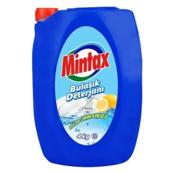Mintax 4 Kg Limon Bulaşık Deterjanı - Görsel 3