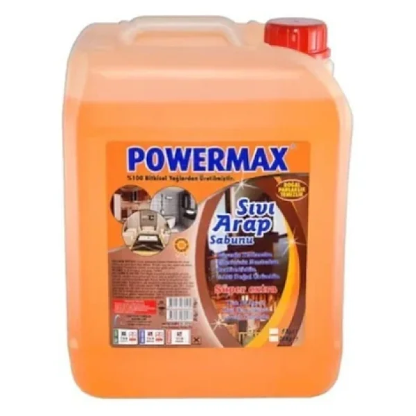 Powermax 5 Kg Sıvı Arap Sabunu - Görsel 10