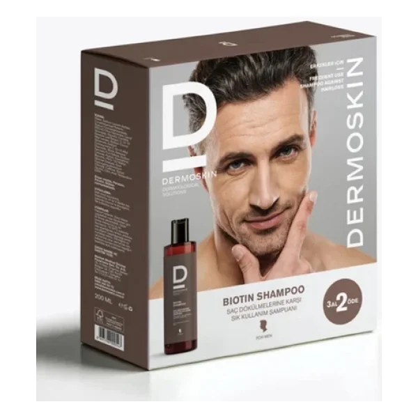 Dermoskin Biotin 3x200 Ml Saç Dökülmesine Karşı Şampuan - Görsel 6