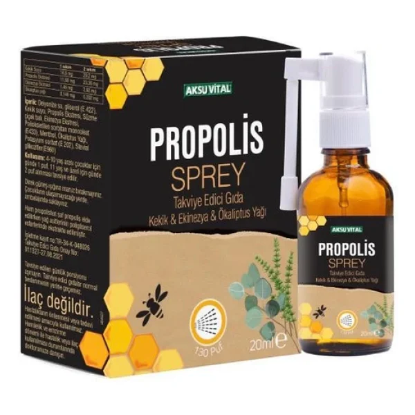 Aksu Vital Propolis Sprey 20 Ml - Görsel 3