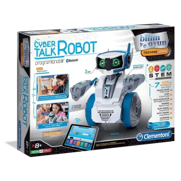 Clementoni Robotik Laboratuvarı Cyber Talk Robot 64447 - Görsel 5