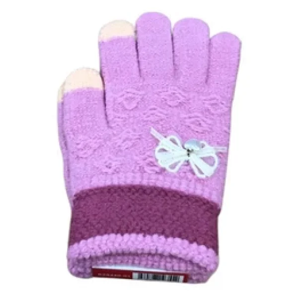 Kitti 9-15 Yaş Kız Çocuk Örme Eldiven K24240-01 - Görsel 3