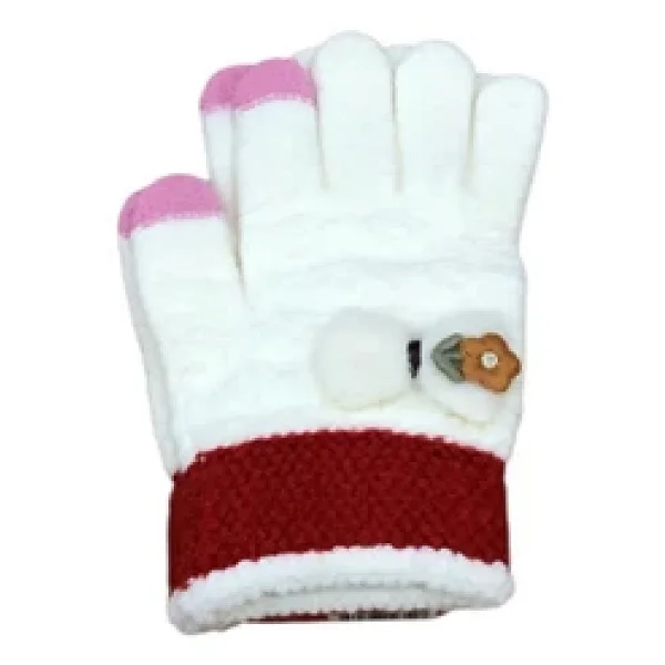 Kitti 9-15 Yaş Kız Çocuk Örme Eldiven K24240-01 - Görsel 5
