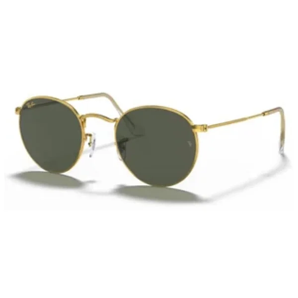 Ray-Ban Round Metal 3447 919631 Gold-Green Güneş Gözlüğü - Görsel 6