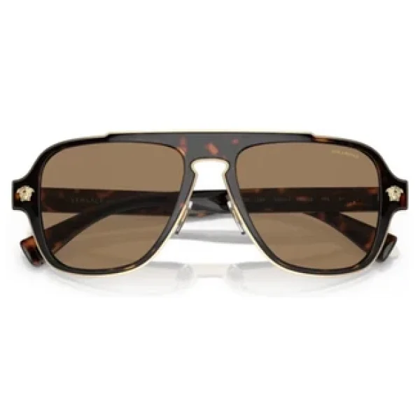 Versace Medusa Retro Charm Ve2199 1252la Havana-Orange Polarize Erkek Güneş Gözlüğü - Görsel 8