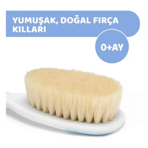 Chicco Mavi Bebek Fırça Tarak Seti - Görsel 6