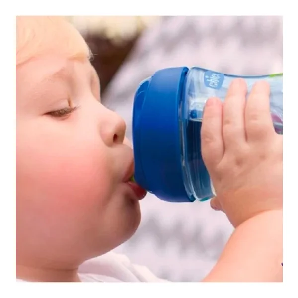 Chicco 2 İn 1 Advance Cup Alıştırma Bardağı 266 Ml +12 Ay - Blue - Görsel 5