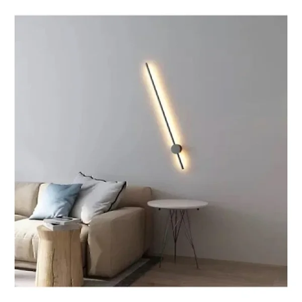 Philips Modern Dekoratif LED Duvar Aplik 70 Cm Günışığı Siyah 1 Adet (Pilli Değildir) - Görsel 3