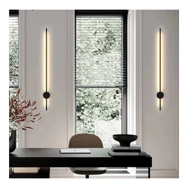 Philips Modern Dekoratif LED Duvar Aplik 70 Cm Günışığı Siyah 1 Adet (Pilli Değildir) - Görsel 4