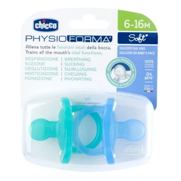 Chicco Physioforma Soft Damaklı Silikon Emzik 6-16 Ay İkili - Görsel 4