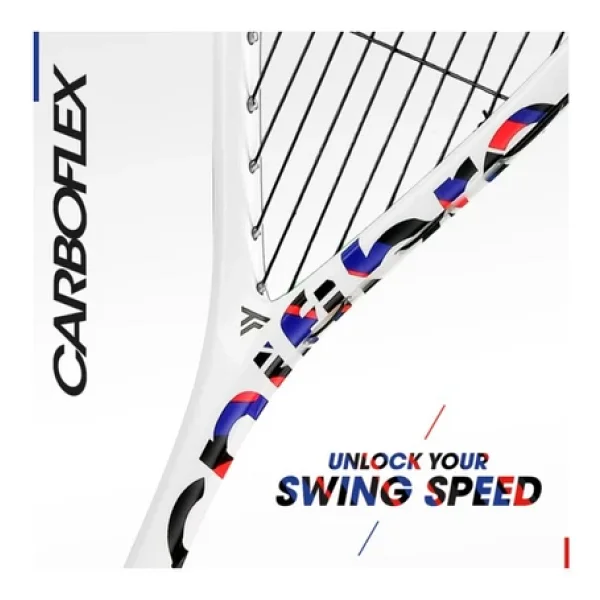 Tecnifibre Carboflex Jr V2 (150 Gr) Squash Raketi 12carjun24 - Görsel 2