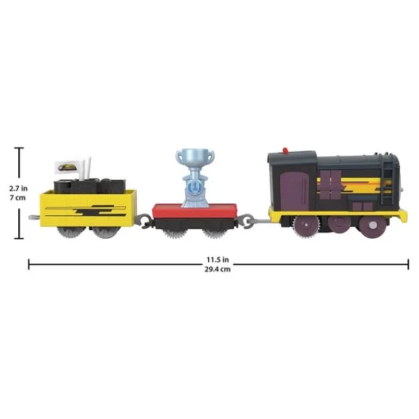 Orjinal Fisher Price Thomas Ve Arkadaslari Motorlu Vagonlu Buyuk Trenler Motorized Delıver The Wın Dıesel - Görsel 2