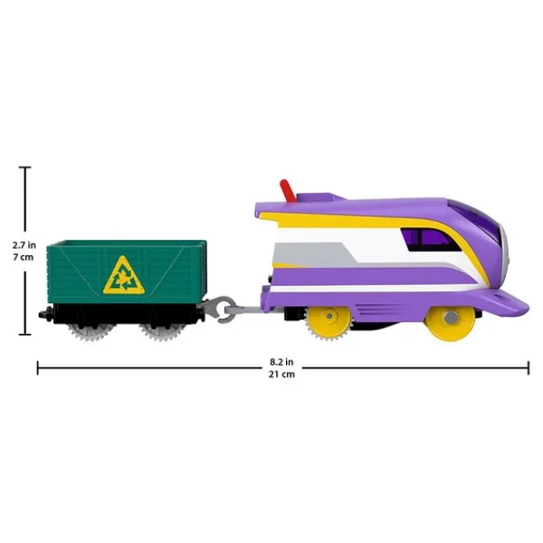 Orjinal Fisher Price Thomas Ve Arkadaşları Motorlu Büyük Trenler Kana Thomas Pilli Motorlu Tren - Görsel 4