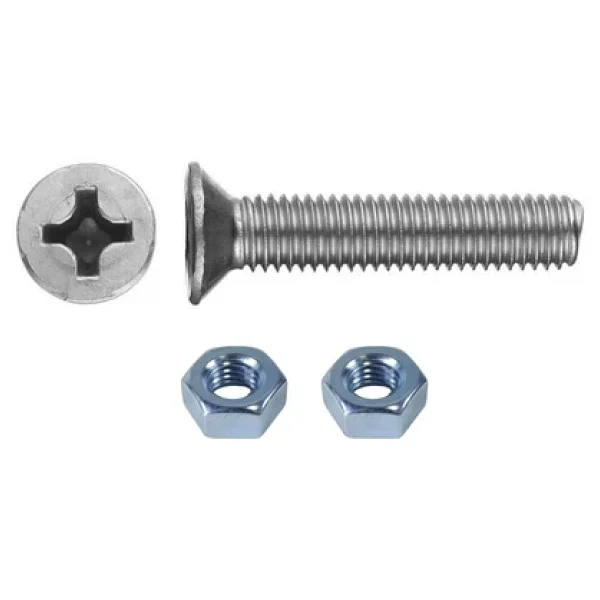 Tuğra Hırdavat M5x25mm Metrik Vida Yhb - Somunlu 100'lü Takım - Görsel 3