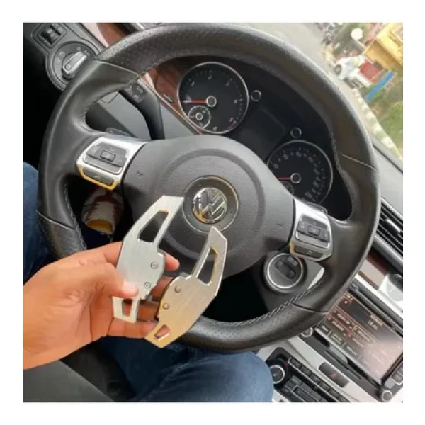 Yıldıztuning Golf 5 6 Passat B6 B7 Cc Scirocco Beetle Gri Direksiyon F1 Kulakçık Vites Mini - Görsel 3