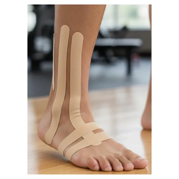 Pureza Kinesiyolojik Bandı Kırmızı/Sporcu Bantı, Ağrı Için Kas Bandı Su Ve Ter Geçirmez Spor Yapışkan Bant 5cmx5cm - Görsel 4