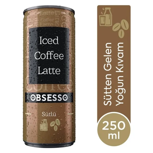 Obsesso Sutlu Soguk Kahve 250 Ml X 12 Adet - Görsel 4