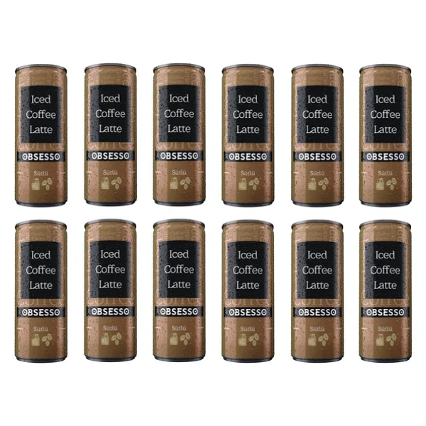Obsesso Sutlu Soguk Kahve 250 Ml X 12 Adet - Görsel 3