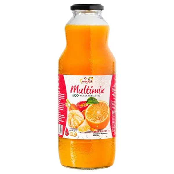Meysu Multimix %100 Karisik Meyve Suyu 1 Lt X 6 Adet - Görsel 4