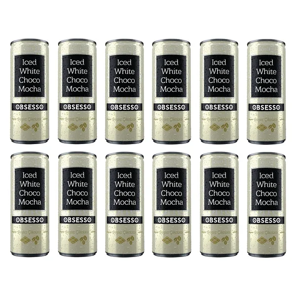 Obsesso Beyaz Cikolata Soguk Kahve 250 Ml X 12 Adet - Görsel 3