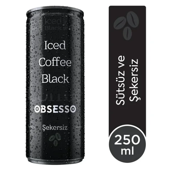 Obsesso Şekersiz Soğuk Kahve 250 Ml X 12 Adet - Görsel 4