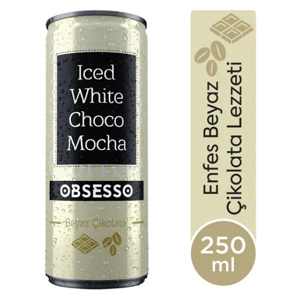 Obsesso Beyaz Cikolata Soguk Kahve 250 Ml X 12 Adet - Görsel 4