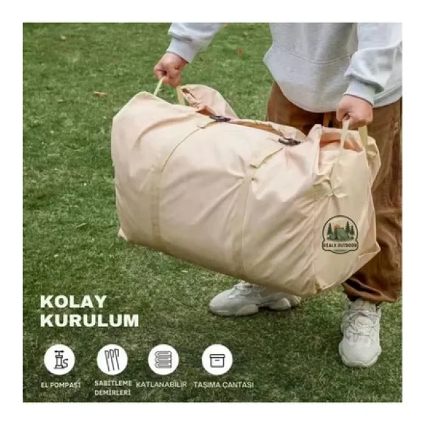 Realx 400x300x210 Cm 12 Kişilik Şişme Çadır - Görsel 7