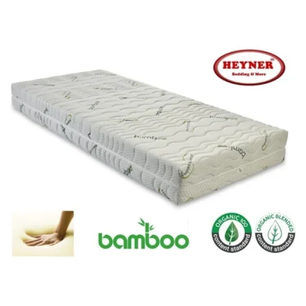 Heyner 140x200 Bamboo Fermuarlı Ortopedik Visco Yatak Beyaz - Görsel 4