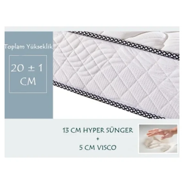 Prim Line 200x200 Balanced Cotton Ortopedik Visco Yatak - Görsel 6