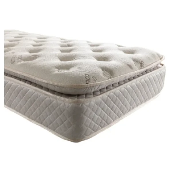 Heyner Ortopedik Yaylı Yatak Kuş Tüyü Pedli Organic Cotton Yatak Tek Kişilik Çift Kişilik Çocuk Yataları - Görsel 5
