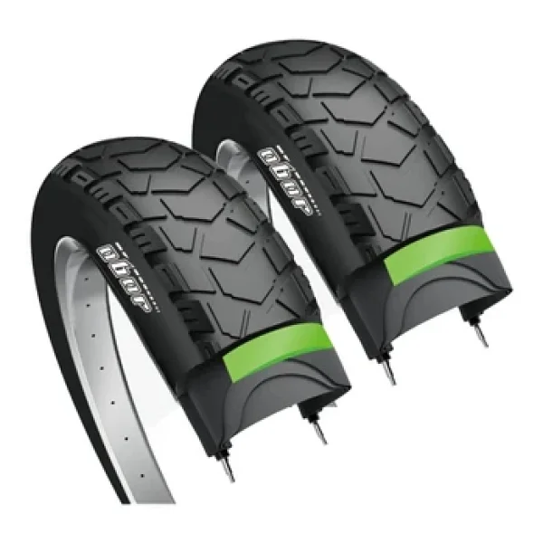 Bike Sky Obor Escort Rks Skyjet Kalın Teker Fat Bike Patlamaz Zırhlı Dış Lastik Seti 20x4.0 3 M 2 Adet Dış Lastik - Görsel 3