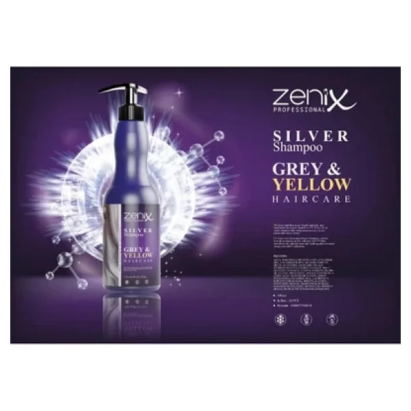 Zenix Turuncu Karşıtı Parlaklık Ve Canlandırıcı Silver Mor Şampuan 500 Ml - Görsel 4