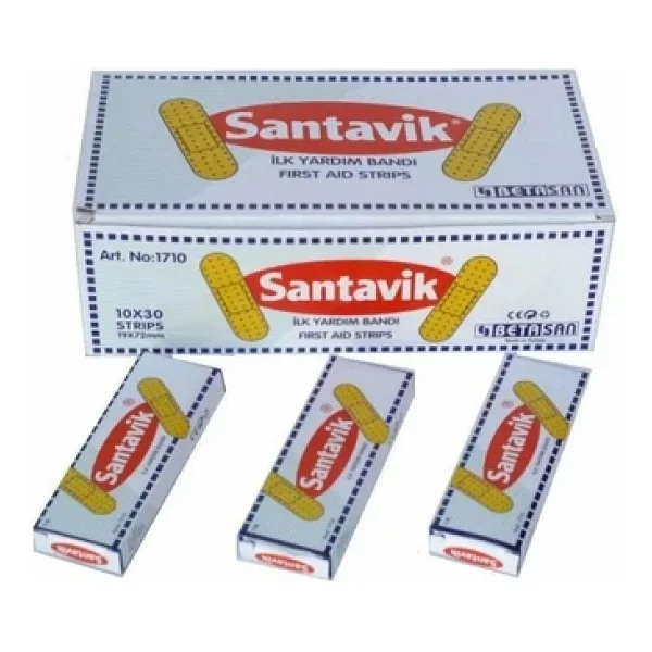 Santavik 10'lu 30 Paket Yara Bandı - Görsel 4