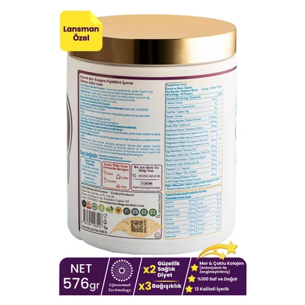 Kiperin Purple Collagen 576 Gr Toz - Görsel 5