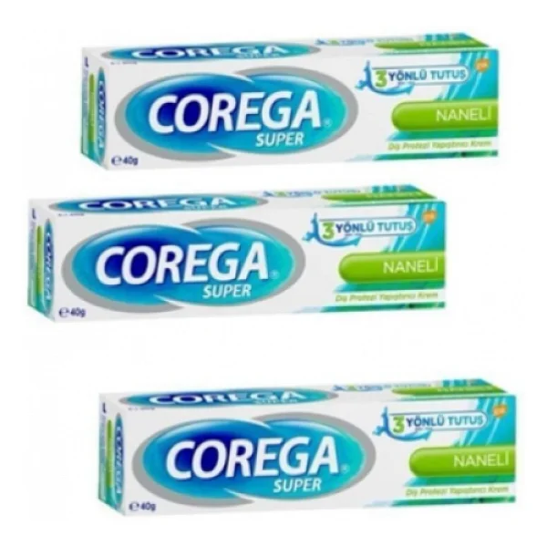 Corega Naneli 40 Gr 3 Adet Protez Diş Yapıştırıcı - Görsel 6