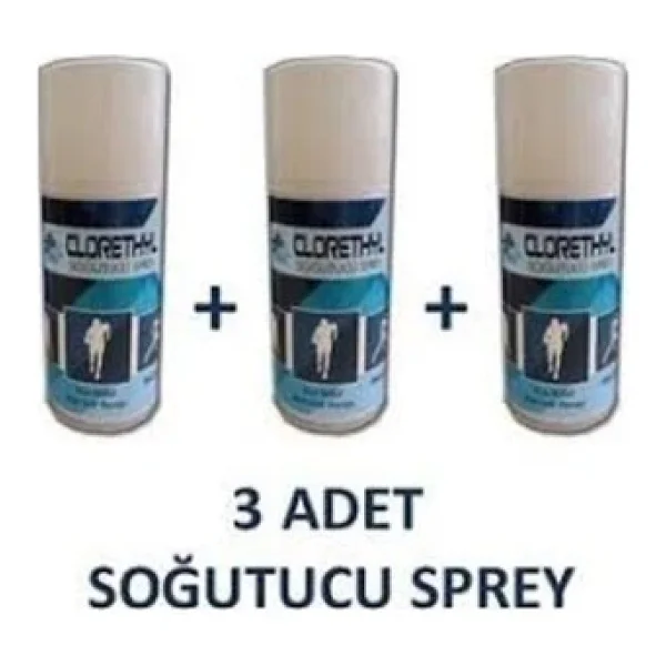 Clorethyl Soğutucu Sprey 3 X 150 Ml - Görsel 2