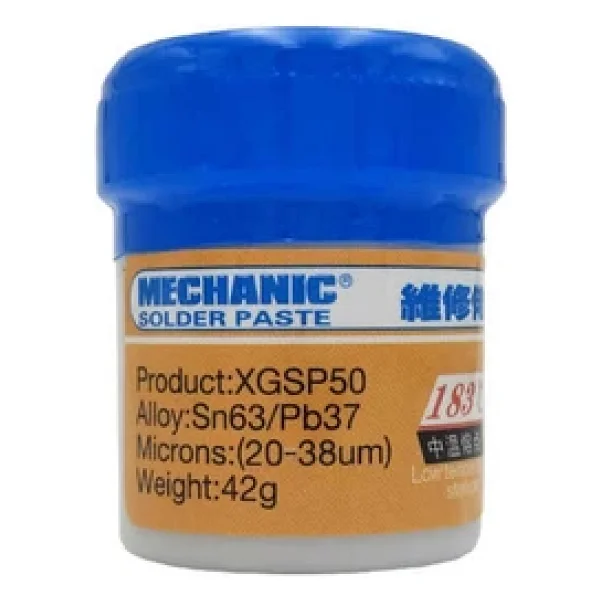 Krem Sıvı Lehim Mechanic Solder Paste 42 Gr Xgsp50 183 Derece - Görsel 6